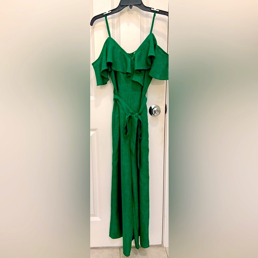 Jealous Tomato Green Jumpsuit